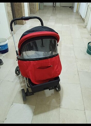 15-36 kg Beden kırmızı Renk Bebek arabası