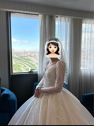 m Beden Dubai Prenses model gelinlik