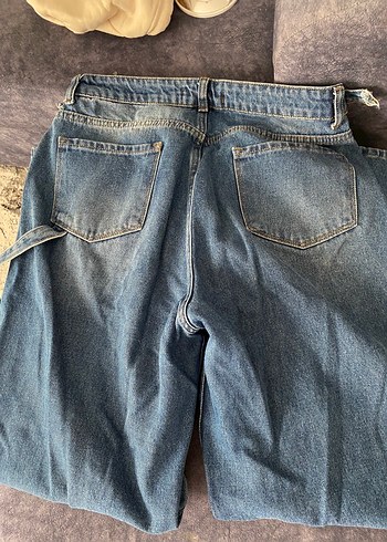 42 Beden Geniş Kesim Kot Pantolon