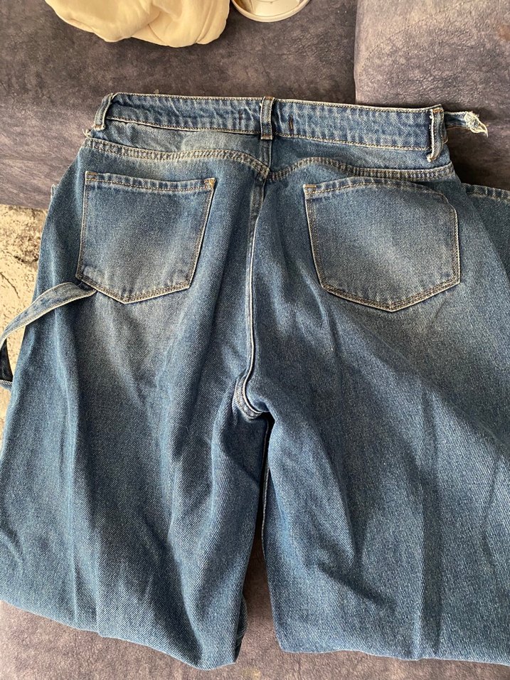 Geniş Kesim Kot Pantolon - Görsel 3