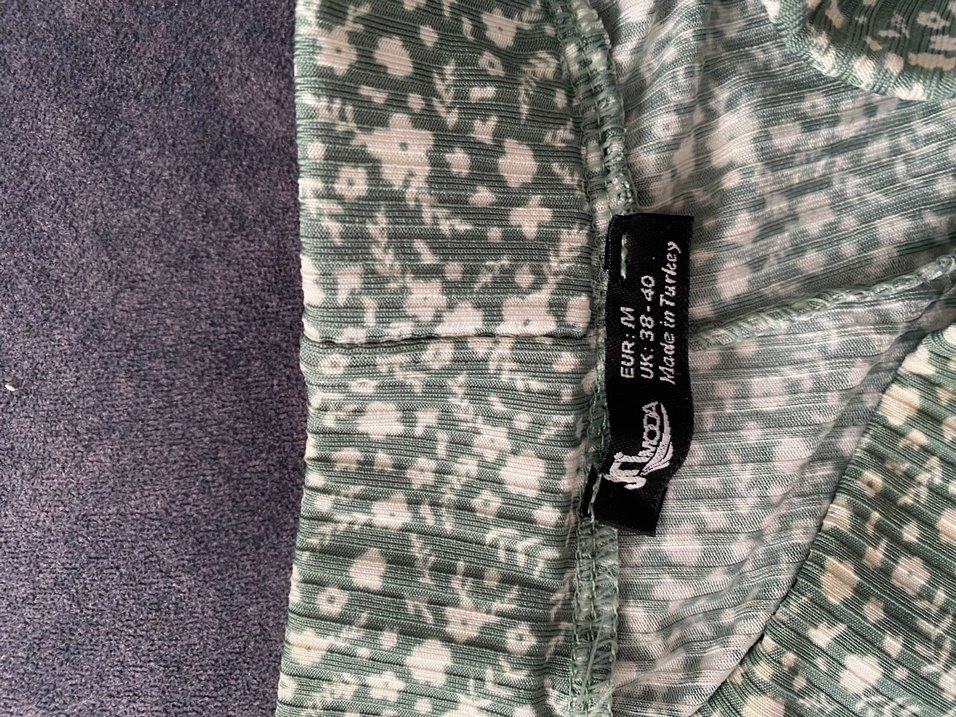 Gri Desenli Bohem Hamile Eteği - Görsel 3