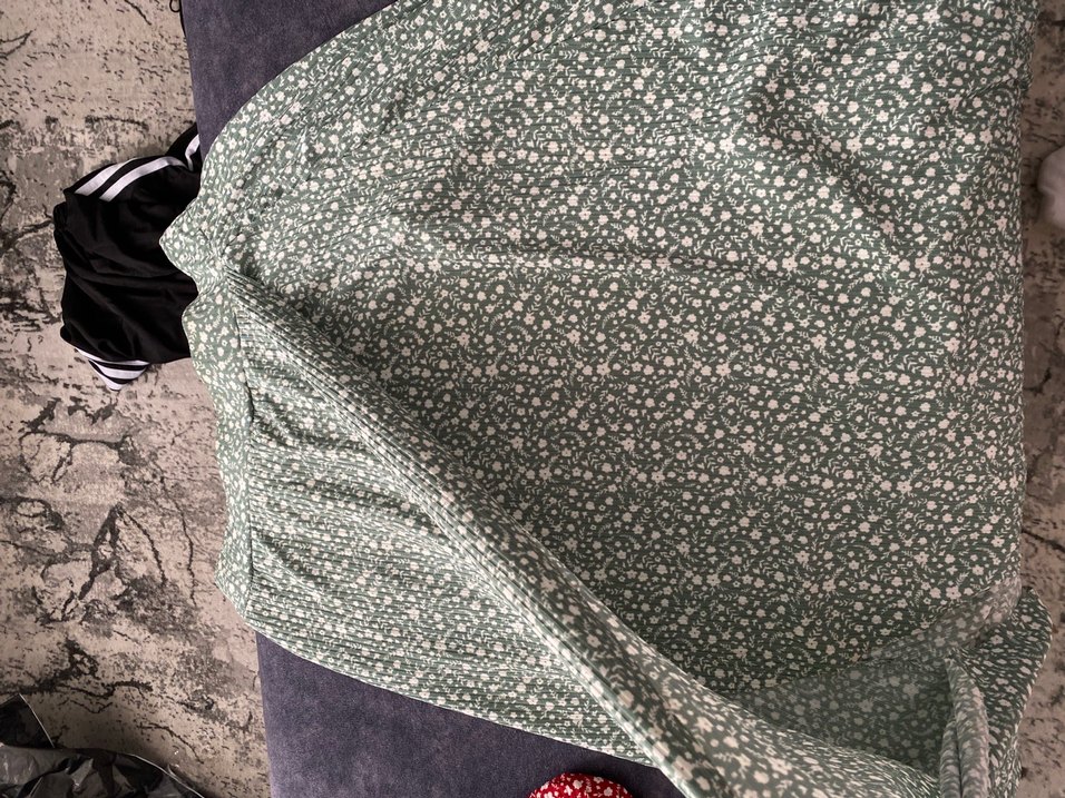 Gri Desenli Bohem Hamile Eteği - Görsel 2