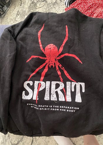 l Beden Kapüşonlu, Siyah Sweatshirt