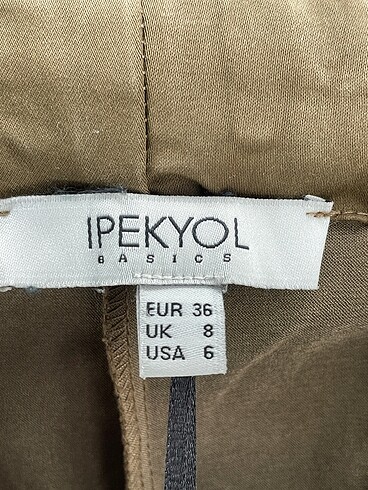 36 Beden haki Renk ipekyol Düz Kesim %70 İndirimli.