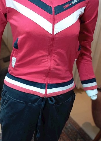 TOMMY HILFIGER YÜN PAMUKLU EŞOFMAN TAKIM. UNISEX. S BEDEN - Görsel 7