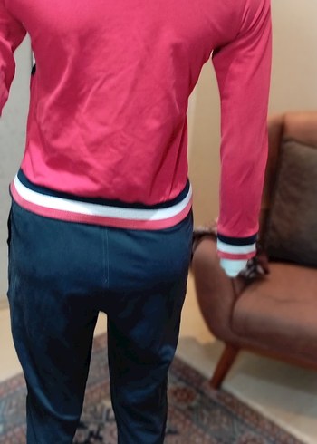 TOMMY HILFIGER YÜN PAMUKLU EŞOFMAN TAKIM. UNISEX. S BEDEN - Görsel 9