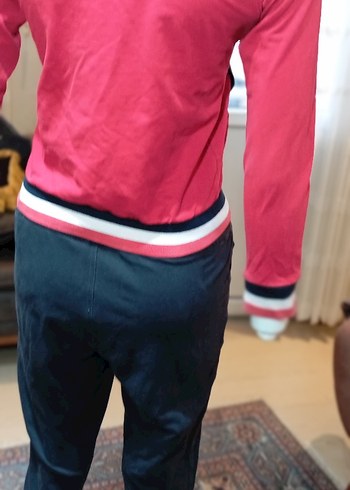 TOMMY HILFIGER YÜN PAMUKLU EŞOFMAN TAKIM. UNISEX. S BEDEN - Görsel 5