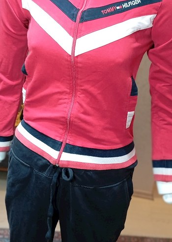 TOMMY HILFIGER YÜN PAMUKLU EŞOFMAN TAKIM. UNISEX. S BEDEN - Görsel 8