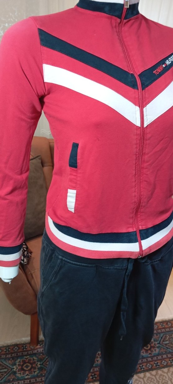 TOMMY HILFIGER YÜN PAMUKLU EŞOFMAN TAKIM. UNISEX. S BEDEN - Görsel 2