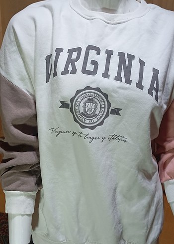 VIRGINIA SPORT  Pamuklu Uzun Kollu Sweatshirt. UNISEX - Görsel 3
