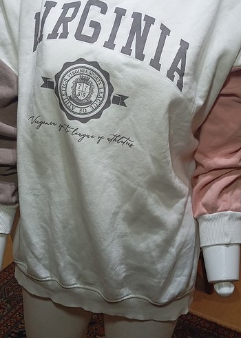 VIRGINIA SPORT  Pamuklu Uzun Kollu Sweatshirt. UNISEX - Görsel 5
