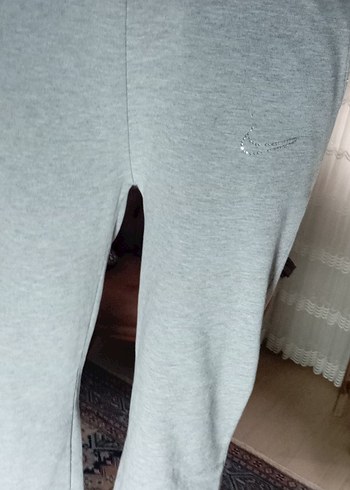 NIKE İŞLEMELİ Gri Kadın Rahat Kesim Eşofman Altı - Görsel 15