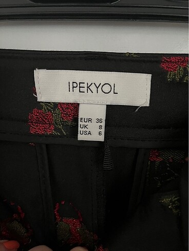 ipekyol İPEKYOL İSPANYOL GÜLÜ PANTOLON