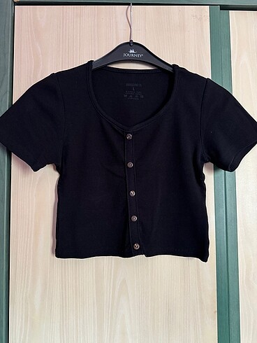 Bershka siyah crop