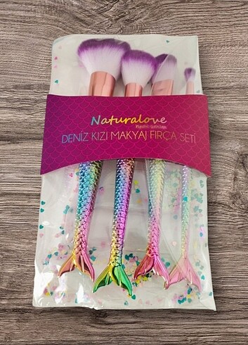 Naturalove 4'lü Denizkızı Makyaj Fırça Seti