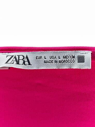 l Beden pembe Renk Zara Bluz %70 İndirimli.