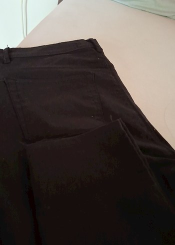 48 Beden Siyah Regular Fit Kadın Kumaş Pantolon
