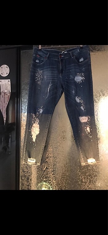 Desenli jean