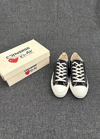 37 Beden siyah Renk Converse Comme deş Garçons