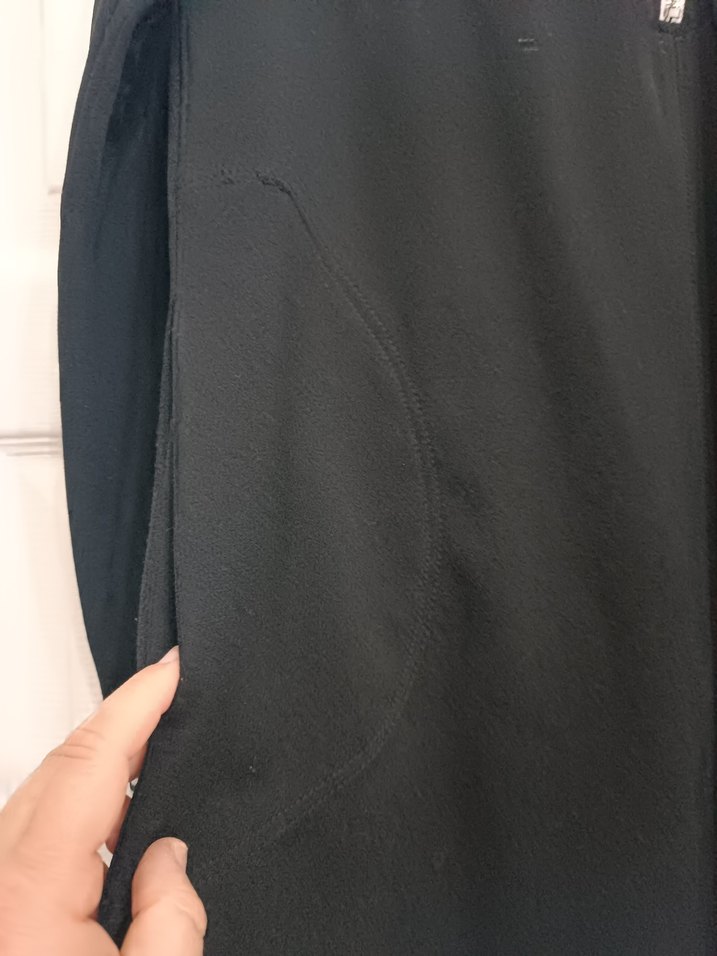 TESETTÜR TUNİK TESETTÜR GİYİM 
Gri Siyah Fermuarlı  Yakalı TUNİK - Görsel 2