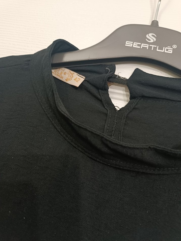 TESETTÜR TUNİK TESETTÜR GİYİM Uzun Kollu Zebra Desenli TUNİK - Görsel 3