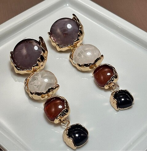  Beden 14 k sallantılı küpe