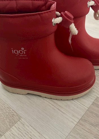 Kız Çocuk Kırmızı Igor Lastik Bot