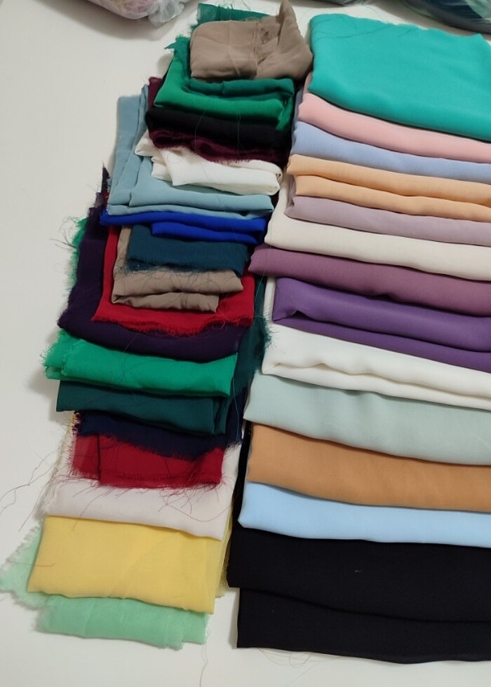 Multi şifon kumaş seçenekleri sınırsızdır - Görsel 3