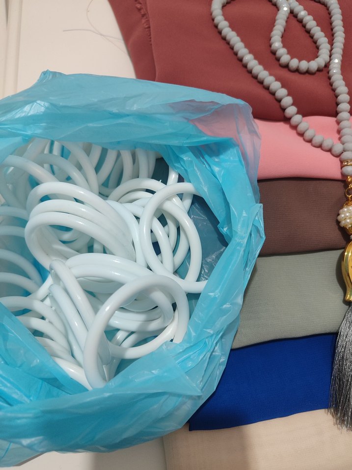 Bohem Gri Çok Renkli  Tesbih - Görsel 3