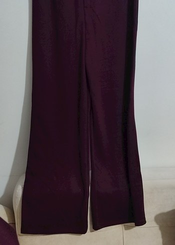 Mor Düğmeli Kadın Eşofman Takımı - Görsel 3