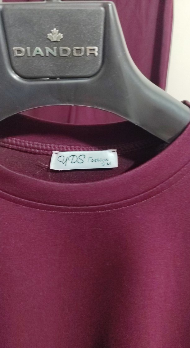 Mor Düğmeli Kadın Eşofman Takımı - Görsel 5