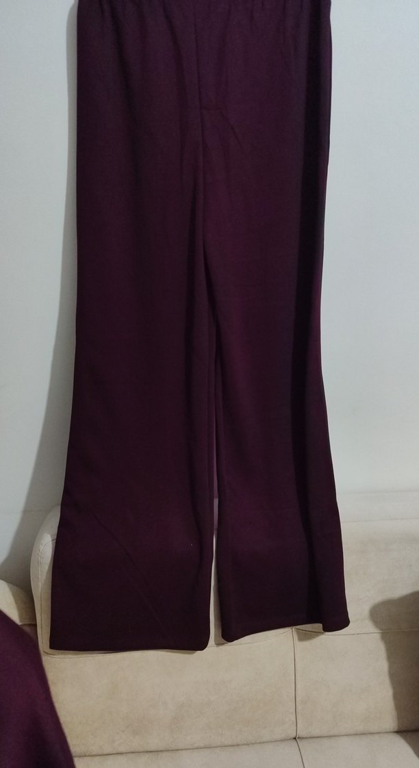 Mor Düğmeli Kadın Eşofman Takımı - Görsel 3