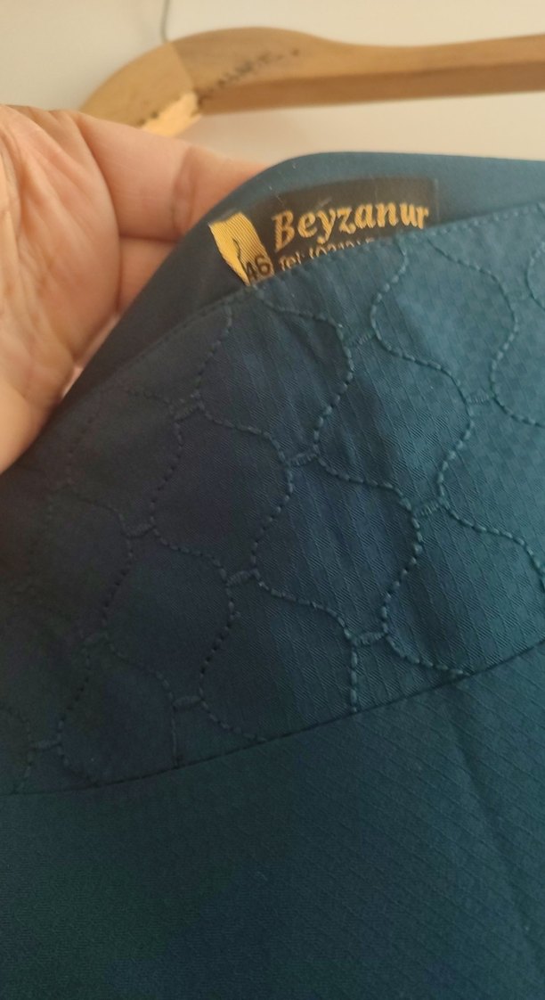 Lacivert Drapeli Uzun Kadın Etek - Görsel 3