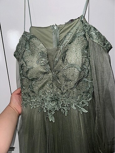 xl Beden Mint yeşili mini elbise