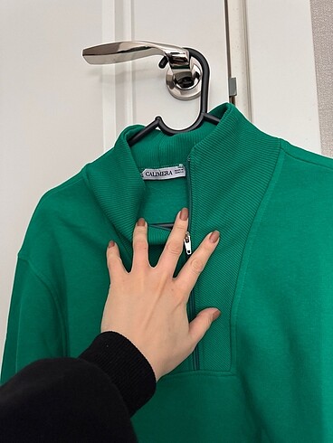 Zara Fermuarlı sweatshirt