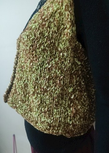 Örgü Kadın Yelek - Görsel 3