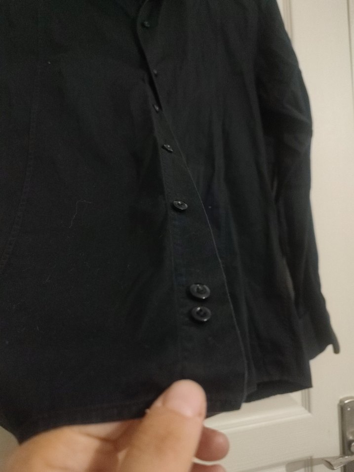 Erkek Siyah  Gömlek - Görsel 4