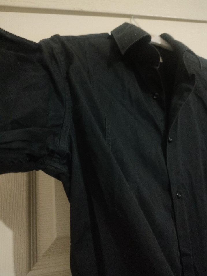 Erkek Siyah  Gömlek - Görsel 5