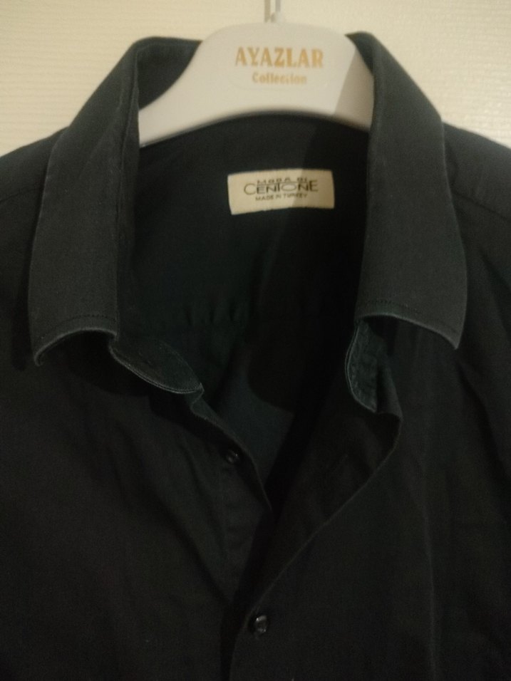 Erkek Siyah  Gömlek - Görsel 2