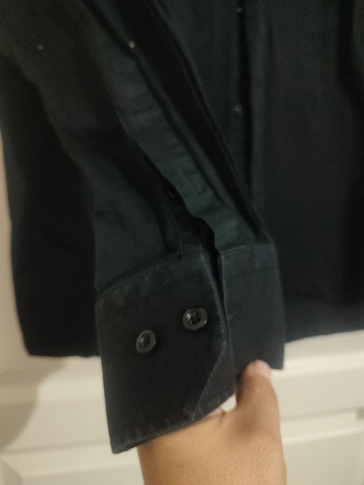 Erkek Siyah  Gömlek - Görsel 3