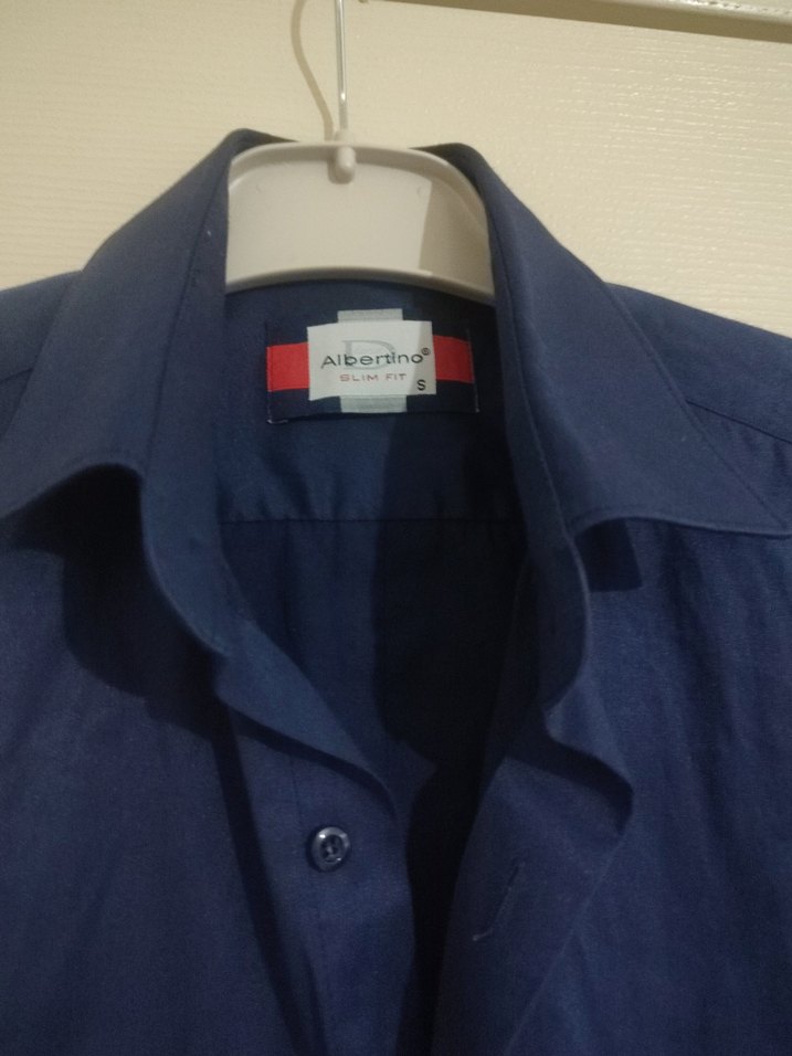 Lacivert Erkek Uzun Kollu Gömlek - Görsel 3