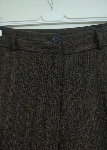 kumaş kapri pantolon - Görsel 4