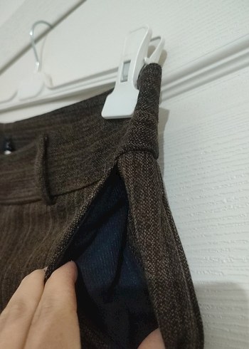 kumaş kapri pantolon - Görsel 7