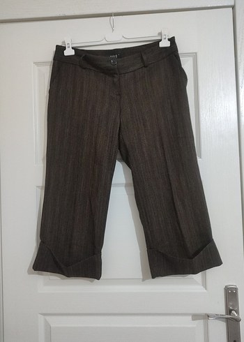 kumaş kapri pantolon - Görsel 10