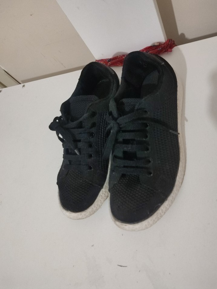 Siyah Kadın Spor Ayakkabı - Görsel 2