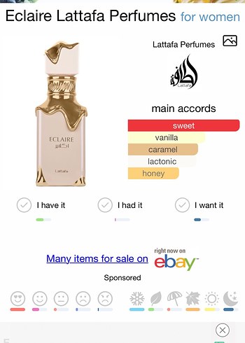  Beden Lattafa Eclaire 5ml