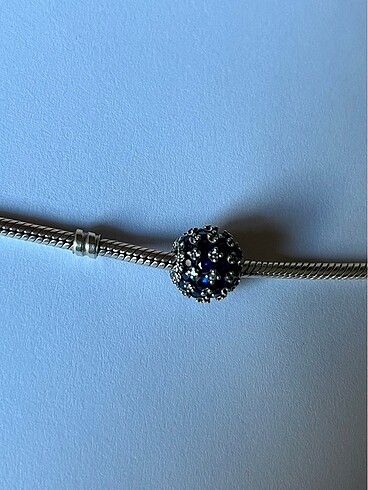 Pandora Pandora Işıltılı Pave Mavi Charm