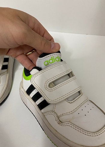 Adidas Beyaz Çocuk Spor Ayakkabısı Velcro