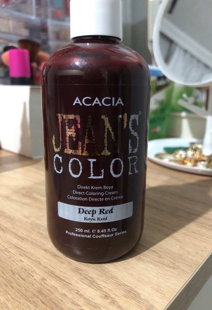 Acacia Jean's Color Koyu Kızıl Saç Boyası 250ml - Görsel 2