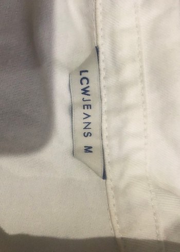 Beyaz kot ceket - Görsel 3